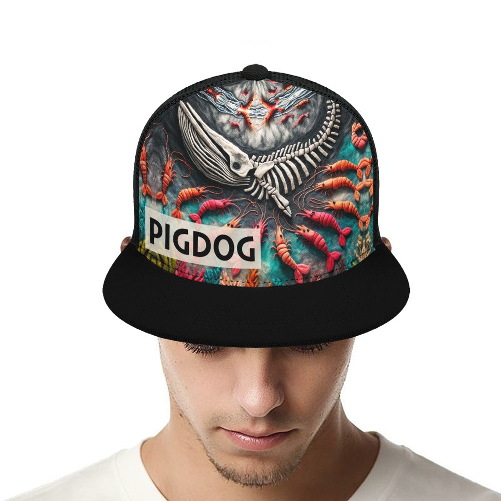 Bottom Feeders Design Hat by PIGDOG * ball Cap flat bill Trucker