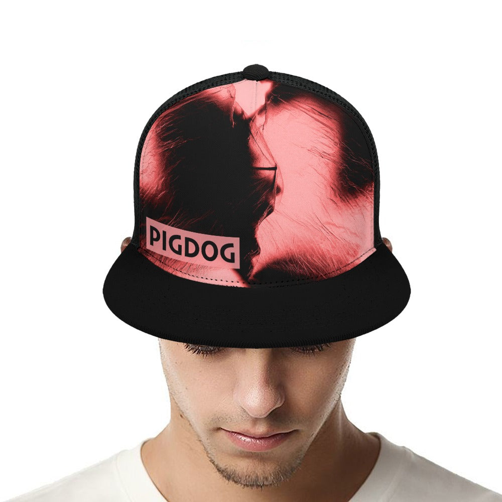 Screaming Heart Design Hat by PIGDOG * ball Cap flat bill Trucker