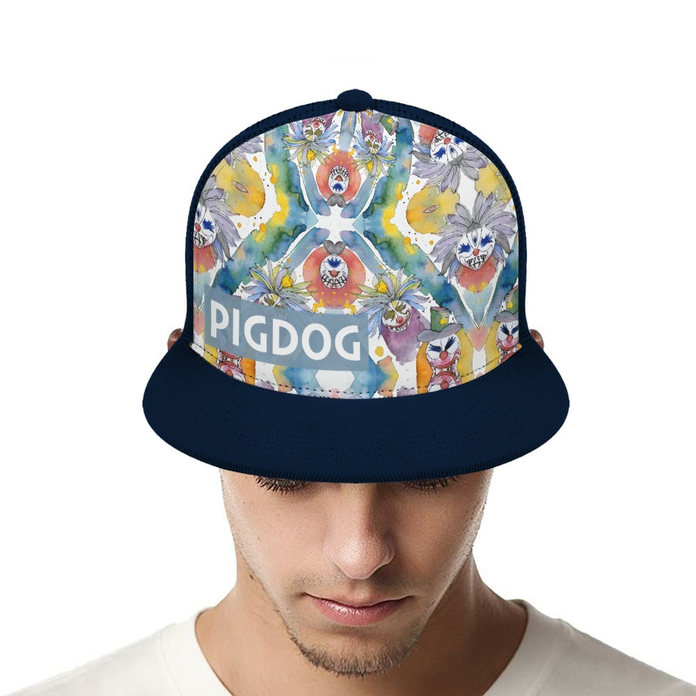 Clown Design Hat by PIGDOG * Baseball Cap flat bill
