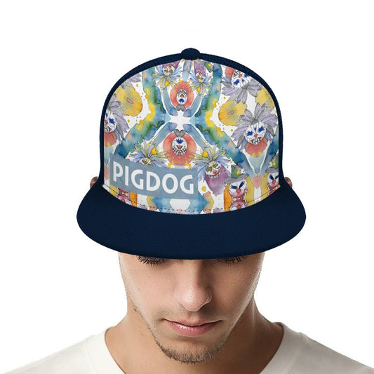 Clown Design Hat by PIGDOG * Baseball Cap flat bill