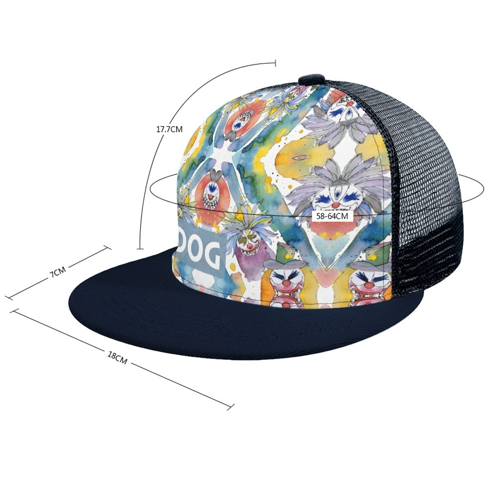 Clown Design Hat by PIGDOG * Baseball Cap flat bill