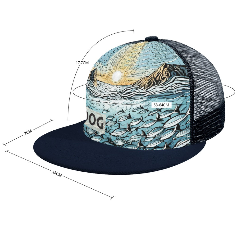 Mokolua Islands Design by PIGDOG * Ball Cap flat bill Trucker