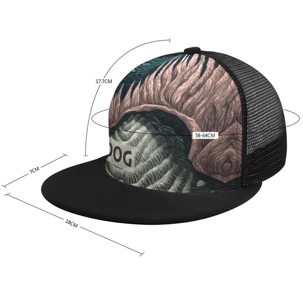 Reef Design Hat by PIGDOG * ball cap flat brim Trucker