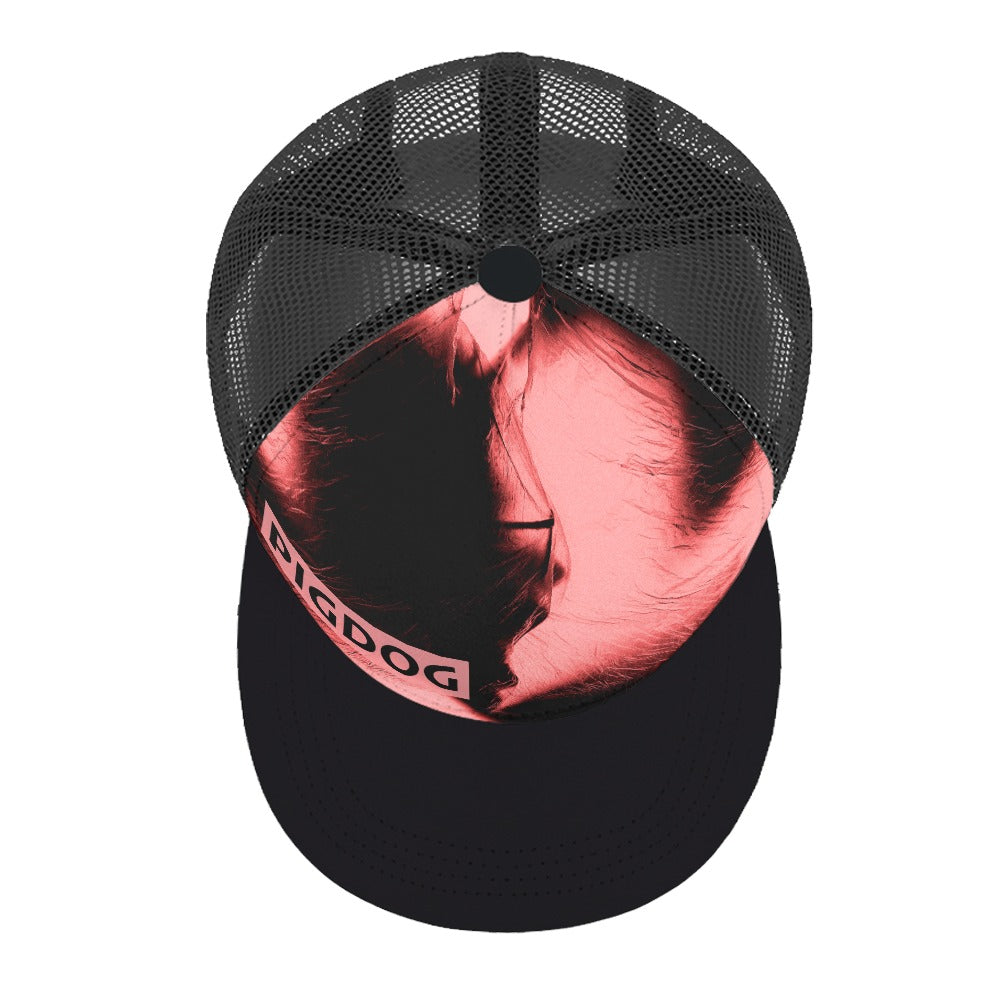 Screaming Heart Design Hat by PIGDOG * ball Cap flat bill Trucker