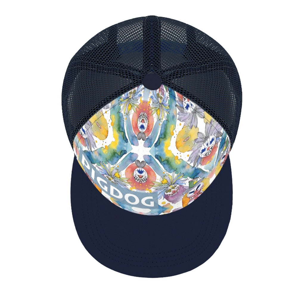 Clown Design Hat by PIGDOG * Baseball Cap flat bill