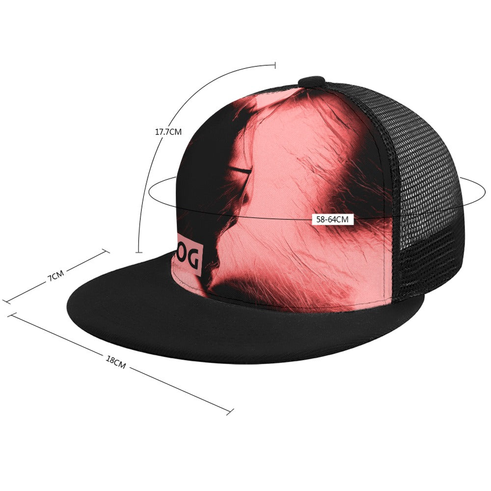 Screaming Heart Design Hat by PIGDOG * ball Cap flat bill Trucker